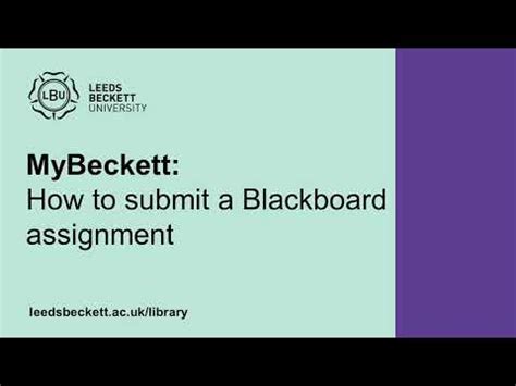 MyBeckett Video Guides .